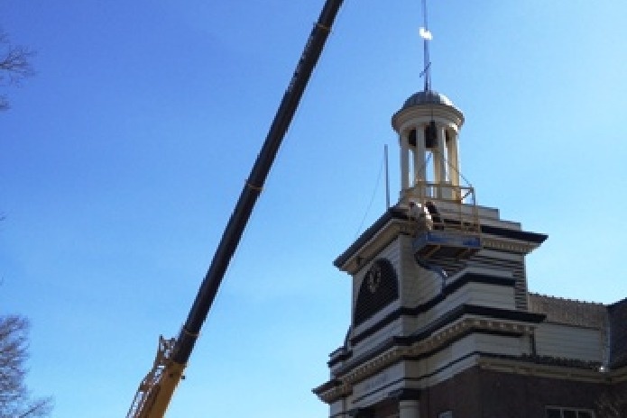 Restauratie kerktoren Woudsend